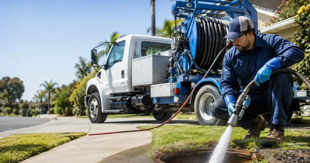 Hydro jet sewer cleaning Twentynine Palms