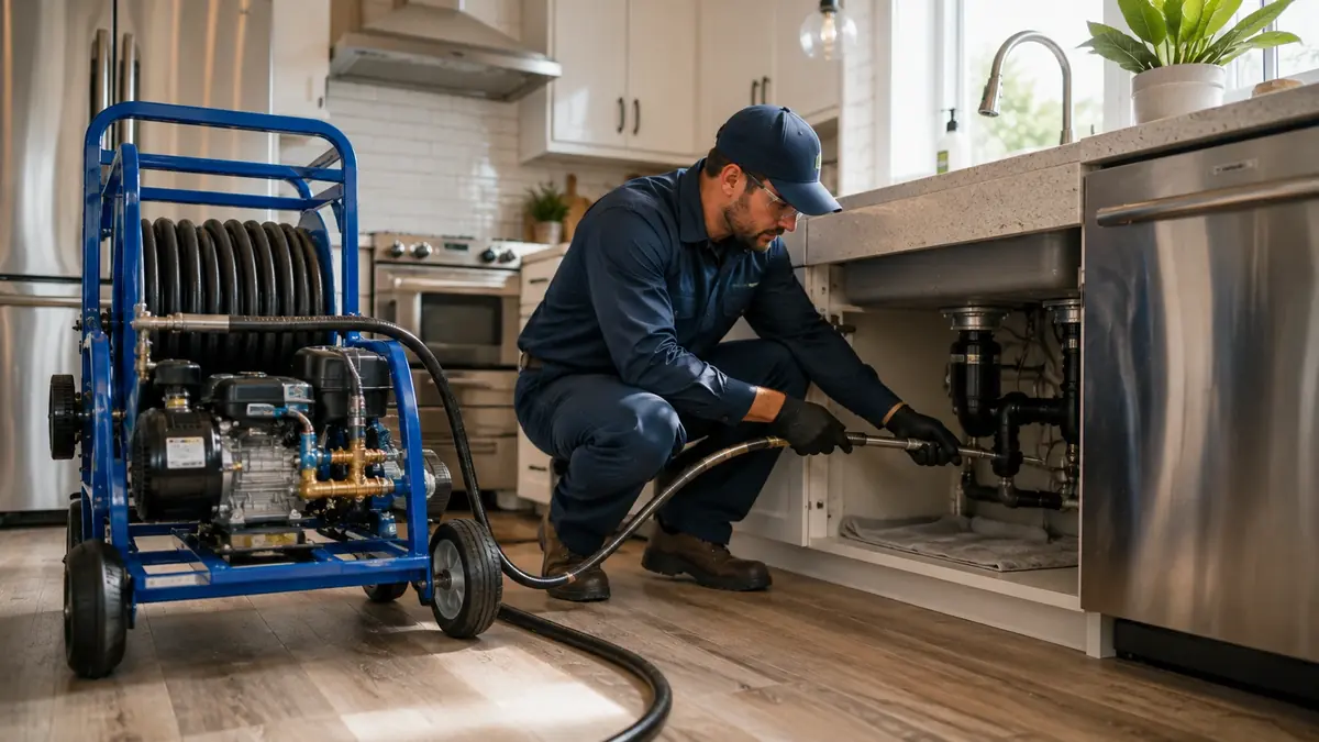 Kitchen Drain Hydro Jetting in Twentynine Palms