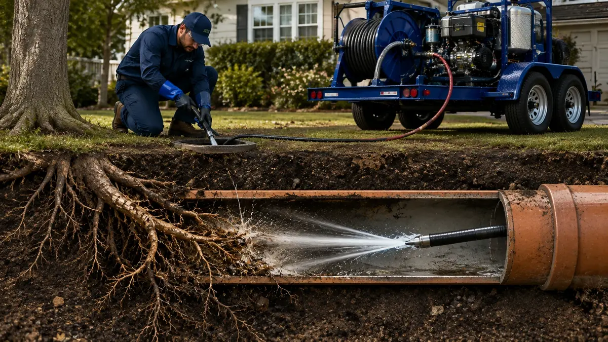 Tree Root Removal with Hydro Jetting in Twentynine Palms